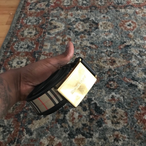 Men BURBERRY BELT - Picture 1 of 2